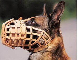 German Leather Basket Muzzle